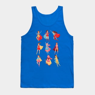 Women Superheroes Collection Tank Top